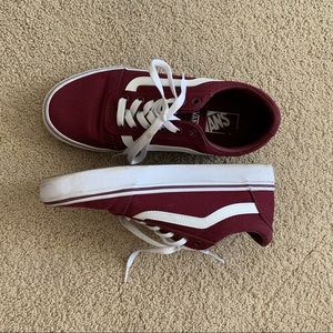 Old Skool Vans - Maroon